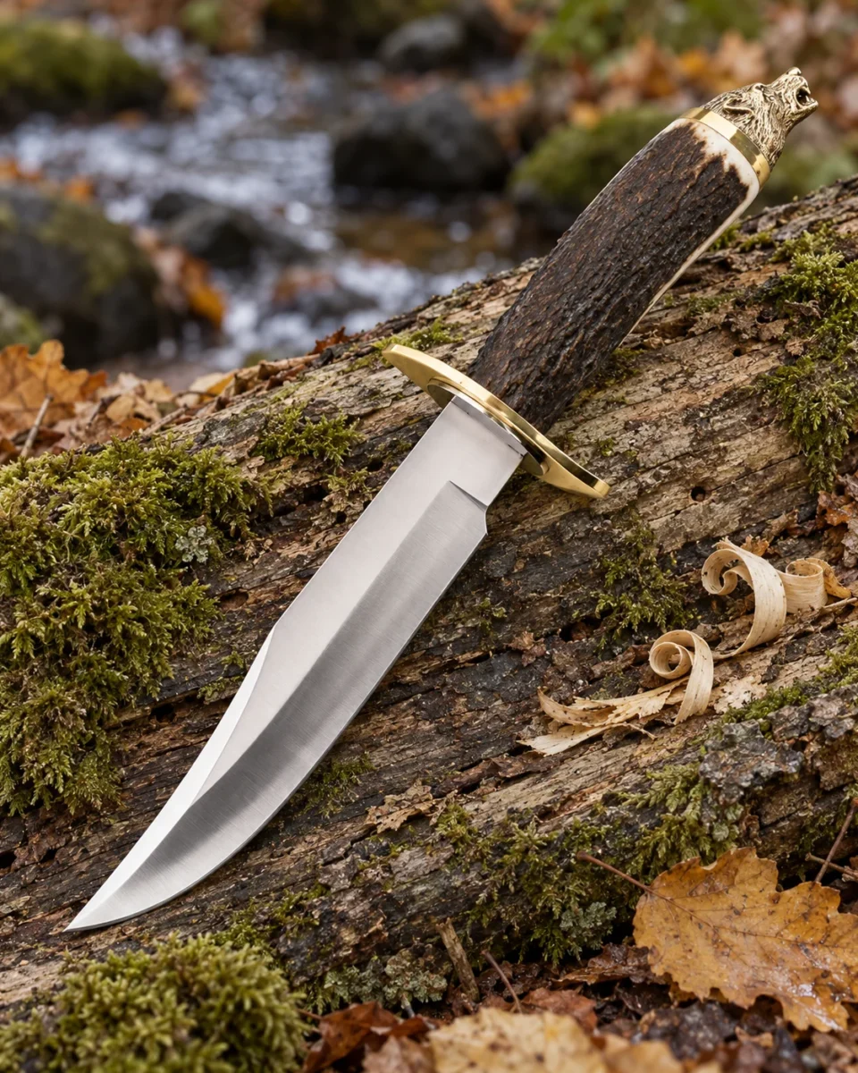 Couteau de chasse Muela Wolf-16A — détail en plein air 4