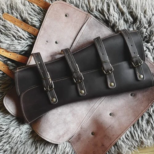 Guêtres en cuir pour le bushcraft — vue principale