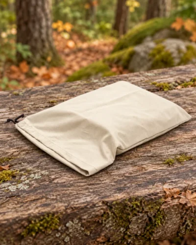 Natural Canvas Tarp Storage Bag