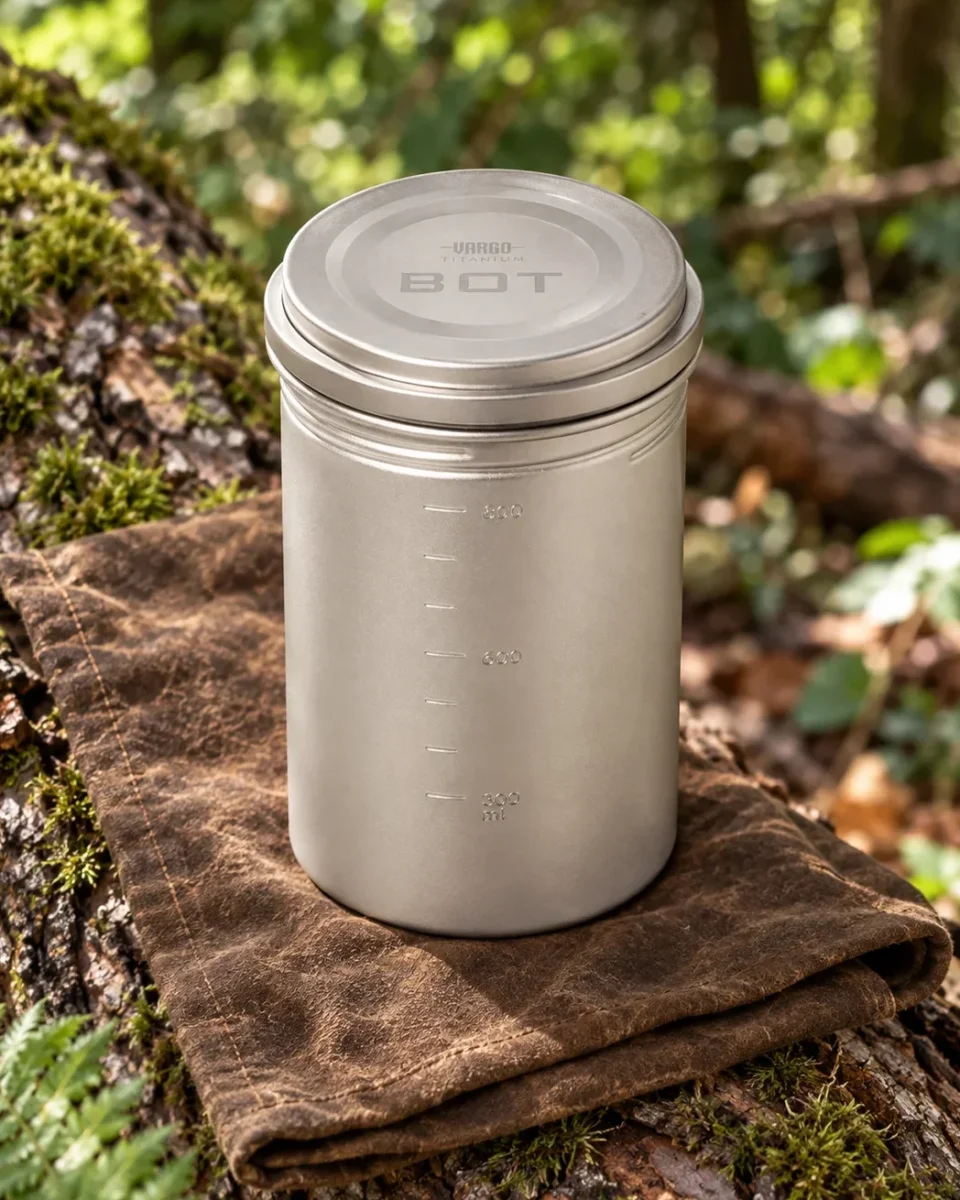 Vargo Titanium BOT Bottle Pot 1L - Titanium detail